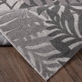 Lesnina XXXL PREPROGA ZA ZUNANJO UPORABO Floral 80/150 cm tkano siva | Shoptok.si