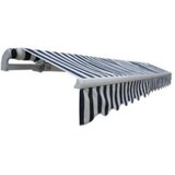  Sklopiva motorizirana tenda 600 cm plavo-bijela | shoptok.hr