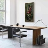  Slika - Vincent Van Gogh – Vase of Hollyhocks 40x80 U prirodnom drvenom okviru | shoptok.hr