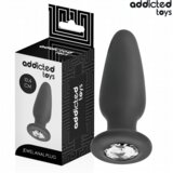 Addicted Toys Anal ANALNI ČEP Addicted Toys With Jewel Black (M) | Shoptok.si