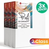 Artmie 3D platna set od 3 - 2. kvaliteta - 20x30 cm | Eponuda.ba