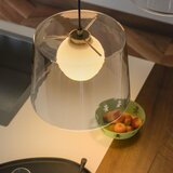 Ideal Lux led luster na sajli fade 1xG9/3W/230V prečnik 27,3 cm zlatna/dimljena | Eponuda.com