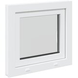  Unutarnja boja prozora u podrumu bijela RISOR 55 x 50 cm - Bijela 55 x 50 cm (Dvostruki sloj) Nagibanje i okretanje lijevo | shoptok.hr