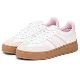 Tommy Jeans Nizke superge 'THE GREENWICH EDGE' roza / bela / off-bela | Shoptok.si