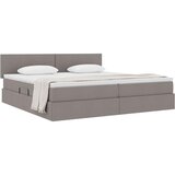  s madracem i skladištem Sivo-smeđa 200 x 200 cm Baršun | shoptok.hr