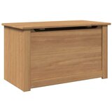 vidaXL Skrinja s pokrovom Panama 79x42x46 cm trdna borovina | Shoptok.si