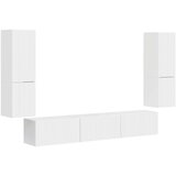  Komplet TV omaric 4 pcs Visok sijaj bela Konstruiran les - - Bela - 61.16 - 30 x 31 x 60 cm - 2025--Uvoz_2 | Shoptok.si