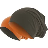 MSTRDS Jersey Beanie Double-Sided Chocolate/Orange