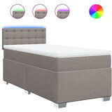  The Living Store Box spring postelja z vzmetnico taupe 90x190 cm blago - Box Spring Postelja, (21497100) | Shoptok.si