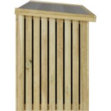 vidaXL škatla za shranjevanje 119x44x58.5 cm obdelan borov les | Shoptok.si