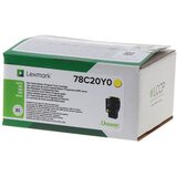 Lexmark 78C20Y0 toner cartridge 1 pc(s) Original Yellow | shoptok.hr
