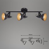 SPOT svetiljka 3xE14/40W/230V crna | Eponuda.com