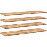  Plutajuće police 4kom s uljnim premazom 140x40x2cm drvo bagrema | shoptok.hr