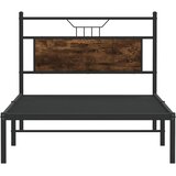  Okvir kreveta bez madraca boja hrasta 100 x 200 cm drveni | shoptok.hr