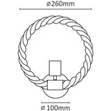  Zidna svetiljka ROPE ARTHUR 1xE27/12W/230V | Eponuda.com
