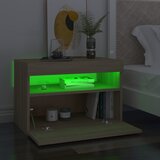  Noćni ormarić s LED svjetlima 2 kom boja hrasta 60 x 35 x 40 cm | shoptok.hr