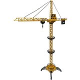  Dizalica s kacigom na daljinsko upravljanje 128 cm - žuta | shoptok.hr