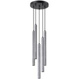  Sollux SL.1275 - Viseći luster PASTELO na sajli 5xG9/8W/230V beton | Eponuda.com