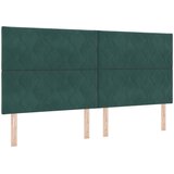  Boxspring krevet s madracem Tamnozelena 200 x 200 cm Baršun | shoptok.hr