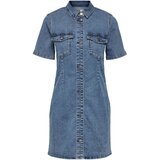 JDY Obleka 'New Sanna' golobje modra | Shoptok.si
