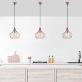 Opviq lights Viseča svetilka v bakreni barvi s kovinskim senčnikom ø 27 cm Mezopotamya – | Shoptok.si