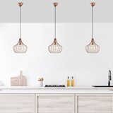 Opviq lights Viseća svjetiljka u bakrenoj boji s metalnim sjenilom ø 27 cm Mezopotamya – | shoptok.hr