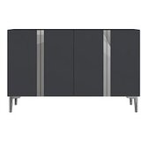 Hanah home komoda s ladicama, antracit Slike
