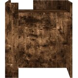  Noćni ormarić dimljena boja hrasta 45x50x50cm konstruirano drvo | shoptok.hr