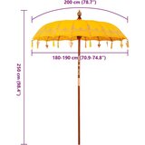  Suncobran Ostalo Žuta x 250 cm Pamuk i drvo | shoptok.hr