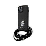 Karl Lagerfeld OVITEK ZA IPHONE 15 PLUS 6.7 CROSSBODY SAFFIANO METAL PIN, (5000339159) Cene