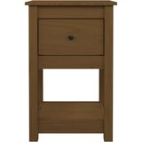  Nočna omarica medeno rjava 40x35x61,5 cm trdna borovina, (20716202) | Shoptok.si