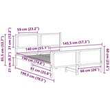  Okvir za krevet s uzglavljem Crna 140 x 190 cm tkanina | shoptok.hr
