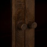 Ixia Smeđa vitrina od masivnog manga 180x87x35 cm Ravi – | shoptok.hr