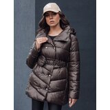 DStreet Płaszcz zimowy damski pikowany BLOOM mokka | shoptok.hr
