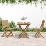  Sklopive vrtne stolice 2 kom 44 x 50 x 88 cm od drva bagrema | shoptok.hr