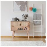 Hanah home Noćni ormarić City s dva lista, 60x61x40 cm, Šareni | Eponuda.ba
