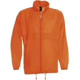 VJETROVKA S KAPULJAČOM ZIP UNISEX B&C SIROCCO NARANČASTA L