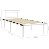  Okvir za krevet bijeli metalni 90 x 200 cm | shoptok.hr