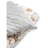 Sensillo Komplet za dječji krevetić Plush poplun + jastuk šumske životinje | shoptok.hr