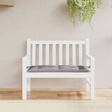  The Living Store Blazina za vrtno klop siva 110x50x7 cm oxford tkanina - Blazina Za Vrtno Klop, (21449186) Cene