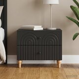  Noćni ormar s ladicama Crna 62 x 34,5 x 48 cm Konstruirano drvo | Eponuda.ba