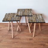Hanah home 3Shp381 - Brown Brown Nesting Table (3 Pieces) | ePonuda.com