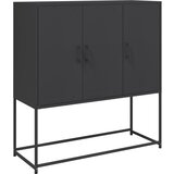 Furnova Visoka omara črna 100,5x39x107 cm jeklo, (21919603) | Shoptok.si