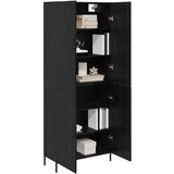  Highboard Crni hrast 69,5 x 34 x 180 cm Konstruirano drvo | shoptok.hr
