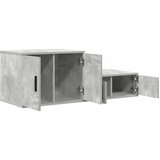 Ormarić za pohranu 2 pcs Betonski sivi 118 x 41 x 40 cm | shoptok.hr