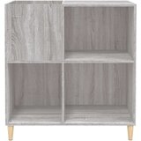 vidaXL Omarica za gramofonske plošče siva sonoma 84,5x38x89cm inž. les | Shoptok.si