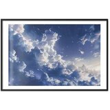  Plakat Starry Clouds and Soft Light Over a Corner of the Sky 90x60 Crni okvir s margom | shoptok.hr