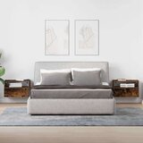 vidaXL Zidni noćni ormarići 2 kom dimljeni hrast 45x26x28,5 cm | shoptok.hr