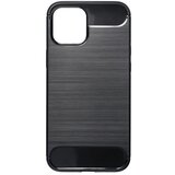  Gumijasti / gel etui Carbon za Apple iPhone 12 Pro Max (6.7") - črni Cene