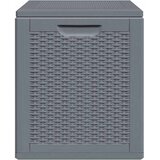  Vrtna kutija za pohranu siva od PP ratana 90 L | Eponuda.com